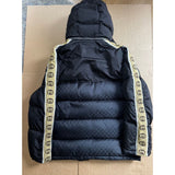 Gucci GG Monogram Jacket Nylon Padded Black Size 52 RRP £2600