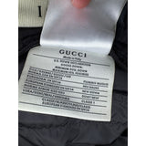 Gucci GG Monogram Jacket Nylon Padded Black Size 52 RRP £2600