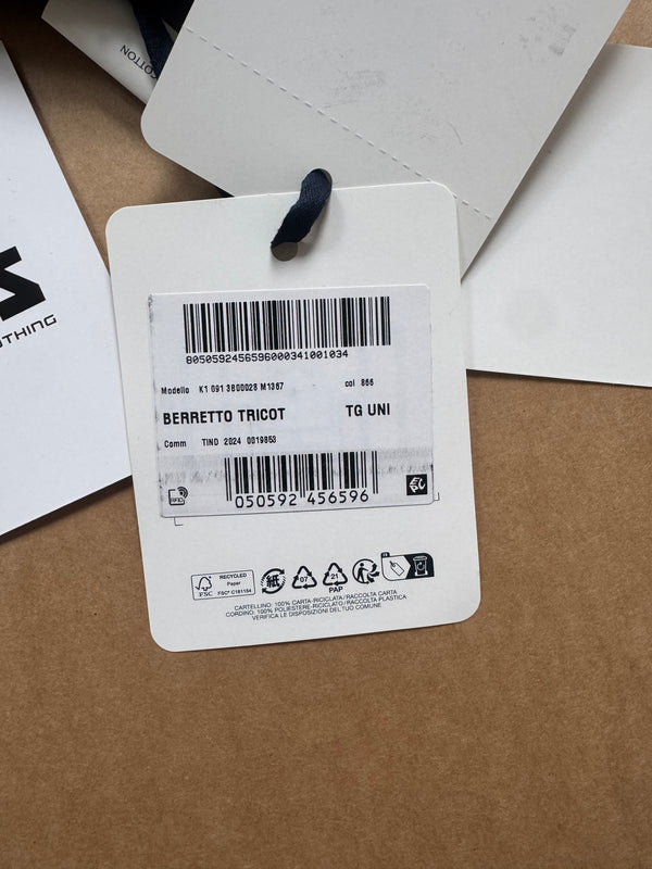 Moncler Green Ribbed Knit Beanie Brand New With Tags RRP £220