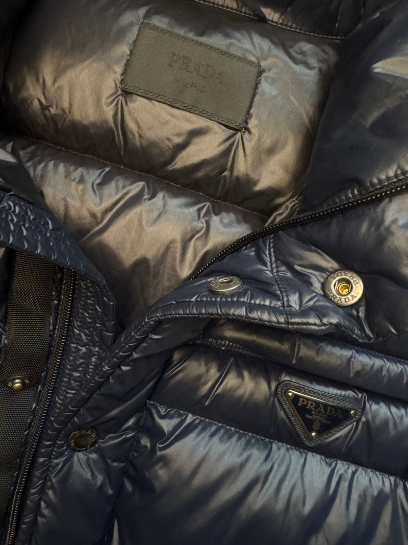 Prada Navy Nylon Gilet Size 46 (FITS Small/Medium) RRP: £1500