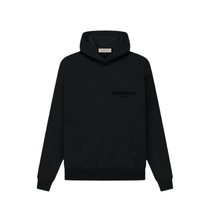 ESSENTIALS x FEAR OF GOD HOODIE BLACK (SS22)