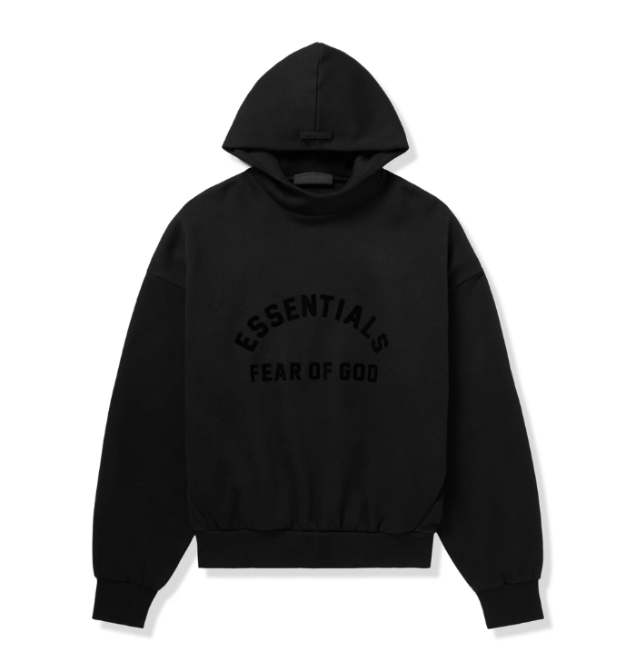 ESSENTIALS x FEAR OF GOD HOODIE 'BLACK' (SS23)
