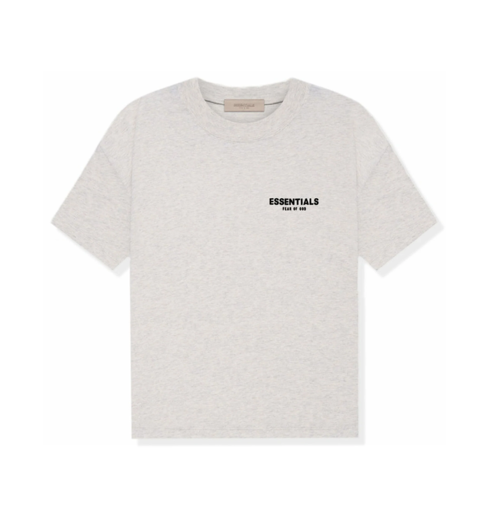 ESSENTIALS x FEAR OF GOD T SHIRT 'LIGHT HEATHER' (SS22)