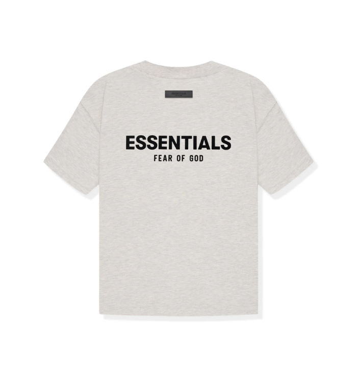 ESSENTIALS x FEAR OF GOD T SHIRT 'LIGHT HEATHER' (SS22)