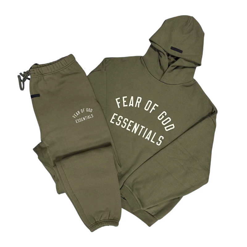 FEAR OF GOD ESSENTIALS MILITARY TRACKSUIT