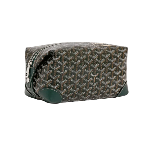 Goyard Bowling 25 Toiletry Bag Dark Green