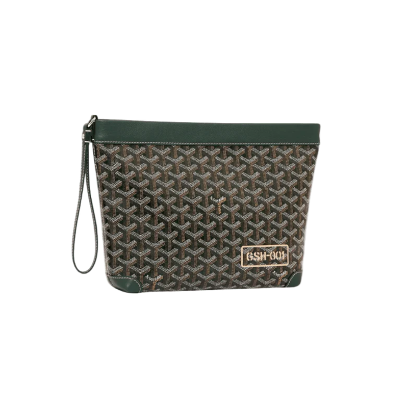 Goyard Conti Pouch Dark Green